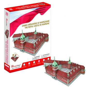 Puzzle Cubic Fun Zamek Królewski w Warszawie 3D sestavljanka, približno 100-200 kosov