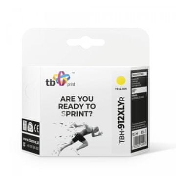 slomart TB Print TBH-912XLYR YE rumena XL obnovljena črnilna kartuša za HP OfficeJet Pro 8025