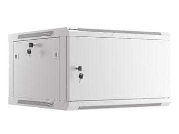 slomart Lanberg WF01-6606-00S viseča omara 19" 6U 600x600 siva