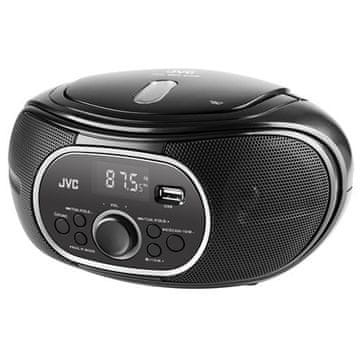 RADIO JVC RD-E221B prenosni CD radio kasetofon, črn