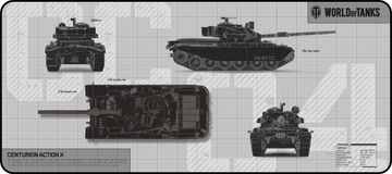 POD YENKEE DEFENDER WT90 podloga za miško, World of Tanks limitirana edicija, 900x400mm