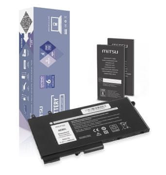 Bateria Mitsu R8D7N baterija za prenosnik Dell Latitude/Precision 4000 mAh, 11.4V