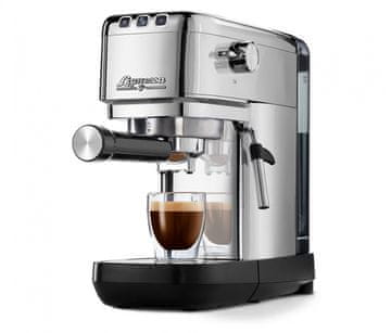 slomart Tchibo Lapressa kolbni espresso aparat, jeklo
