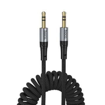 Hoco AUX kabel z 3,5-mm priključkom na 3,5-mm priključek Hoco, 1,5 m, UPA33, črn