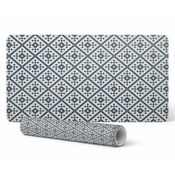 shumee Trpežna igralna podloga z geometrijskim retro vzorcem 90x45 cm