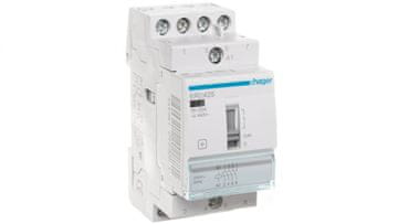Hager Modularni kontaktor z ročnim upravljanjem 25A 4Z 230V AC ERC425