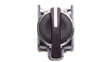 Schneider 2-pozicijsko stikalo, 22 mm gumb, črno, 2Z, nepovratno, XB4BJ33