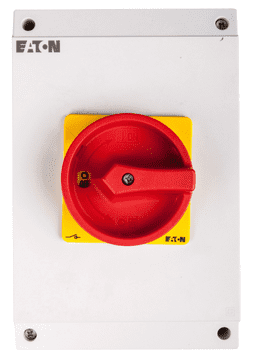 Eaton Grebenasto stikalo 0-1 3P 63A v ohišju IP65 P3-63/I4/SVB 207343