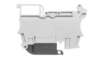 LEGRAND Varovalčna sponka 2,5 mm2 siva 6,3 A G 5x20 mm DIN 35 mm 037181