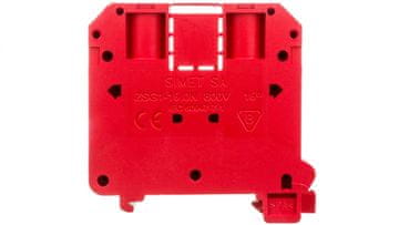 Simet 2-žilni konektor zbiralke 16 mm2 rdeč nov ZSG 1-16.0Nc 11621311