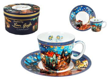 Carmani, 90 ml skodelica za espresso - navdihnjena z VAN Goghovim slikarstvom