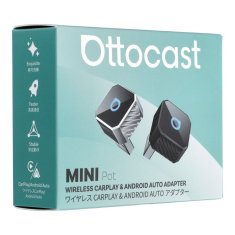 Ottocast Brezžični avtomobilski adapter OTTOCAST Mini Cube T3, črn