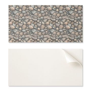 COLORAY Dekorativna plošča z grafiko, 120x60 cm, vzorec teksture kamna