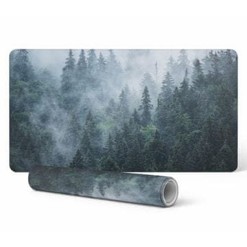 shumee Podloga za igralno miško in tipkovnico Misty Coniferous Forest 100x50 cm