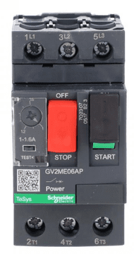 Schneider TeSys Deca Motorno odklopnik 3P 0,55 kW 1,0–1,6 A PL GV2ME06AP