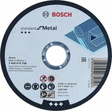 Bosch KOVINSKI DISK 125 mm x 1,0 mm x 22 mm STANDARDNI ZA KOVINO