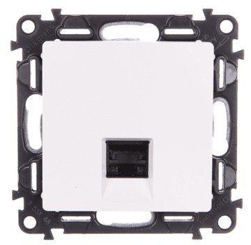 LEGRAND Računalniška vtičnica Valena life RJ45 kat. 6A STP bela 753148