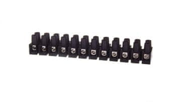 Simet 12-polni priključni blok 4 mm2 črne barve LTA 12-4.0d 22310217