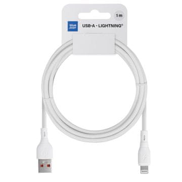Blue Star USB-A–Lightning kabel Blue Star 2,4 A ECO, 1 m, PJ68-24-2.4, bel