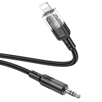 Hoco AUX-kabel z 3,5-mm priključkom na Lightning Hoco, 1,2 m, UPA27, črn