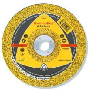 KLINGSPOR Brusilni disk 125 mm x 6,0 mm x 22,2 mm A24 ekstra konveksen.