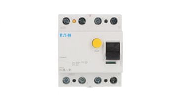 Eaton 4P 25A 0,1A diferencialno varovalko tip AC PF6-25/4/01 286505