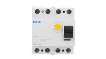 Eaton 4P 40A 0,1A diferencialno varovalko tip AC PF6-40/4/01 286509