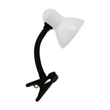 Ideus Bralna svetilka s sponko 40W bela tola E27 sponka Ideus 02853