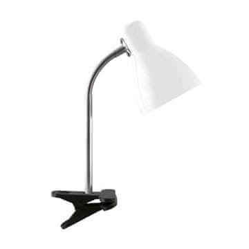 Ideus Bralna svetilka s sponko 15W bela kati E27 sponka Ideus 02861