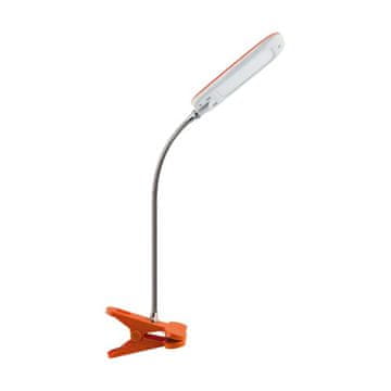 Ideus Bralna svetilka z LED sponko 6W oranžna DORI CLIP 02865
