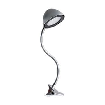 Ideus Roni Clip Ideus 02876 LED bralna svetilka s sponko 4W srebrna