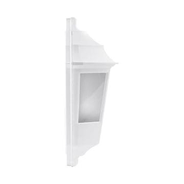 Ideus Zunanja vrtna svetilka bela IP44 E27 40W BEGONYA4 Ideus 03141
