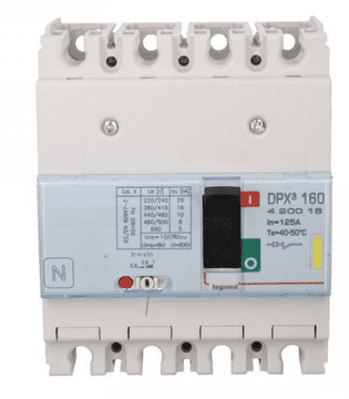 LEGRAND Odklopnik električnega tokokroga 125A 4P 16kA DPX3 160 420016