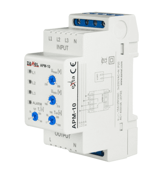 Zamel Avtomatsko fazno stikalo 16A 230V/3x400V+N APM-10 EXT10000202