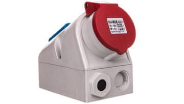 BALS Fiksna vtičnica kombinirana 16A 5P 400V + 2P+N 230V IP44 1015
