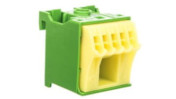 Hager 63A QC zelena priključna letev 6 priključkov 33x30x30mm KN06E