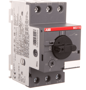 ABB Motorno odklopnik 3P 0,55 kW 1-1,6A MS116-1,6 1SAM250000R1006