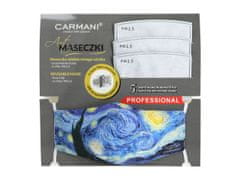 Carmani ZAŠČITNA MASKA S FILTROM VAN GOGH ZVEZDNA NOČ DARILO