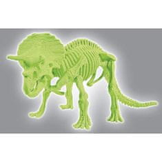 Clementoni Clementoni komplet fosilov Triceratopsa, fluorescenten, 60892