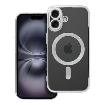 OEM Srebrno etui za iPhone 16 Electro Mag Cover, združljivo z MagSafe