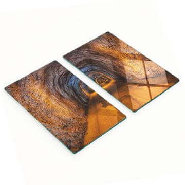 shumee Večnamenske dekorativne steklene table s potiskom 2x30x52 cm