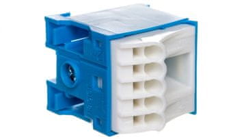 Hager Samozaporni blok 63A QC moder 6 priključkov 33x30x34mm KN06N