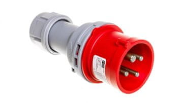 PCE Prenosna vtičnica 16A 4P 400V rdeča IP44 turbo shark 014-6TT