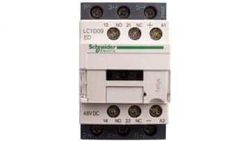 Schneider TeSys Deca napajalni kontaktor 9A 3P 48V DC 1NO 1NC LC1D09ED
