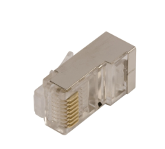 RJ45 vtič kat. 5e 8(8) 8P8C zaščiten X-ML-5F-IMP /100 kosov/
