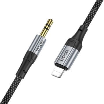 Hoco AUX kabel Lightning–3,5 mm jack Hoco, 1 m, UPA26, črn