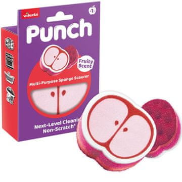 Vileda Vileda Punch vsestranska gobica za pomivanje - jabolko, 1 kos