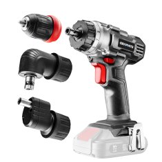 slomart Graphite 58G022-AD akumulatorska vrtalna-vijačna naprava, 18V, adapter