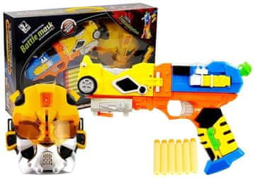 slomart Pištola na penaste puščice LEAN TOYS Robot 2v1 s masko