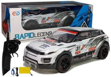 shumee Reli avto na daljinsko vodenje 1:10 bel R/C